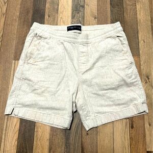 Abercrombie & Fitch Cream Men Shorts